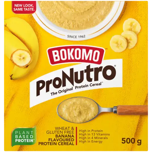 Buy Bokomo ProNutro Wheat Free Banana 500g in Canada – Nutritious South African Cereal